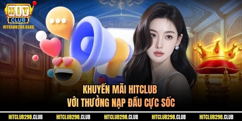 Khuyến mãi Hitclub với thưởng nạp đầu cực sốc